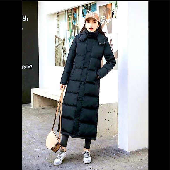 long down alternative coat